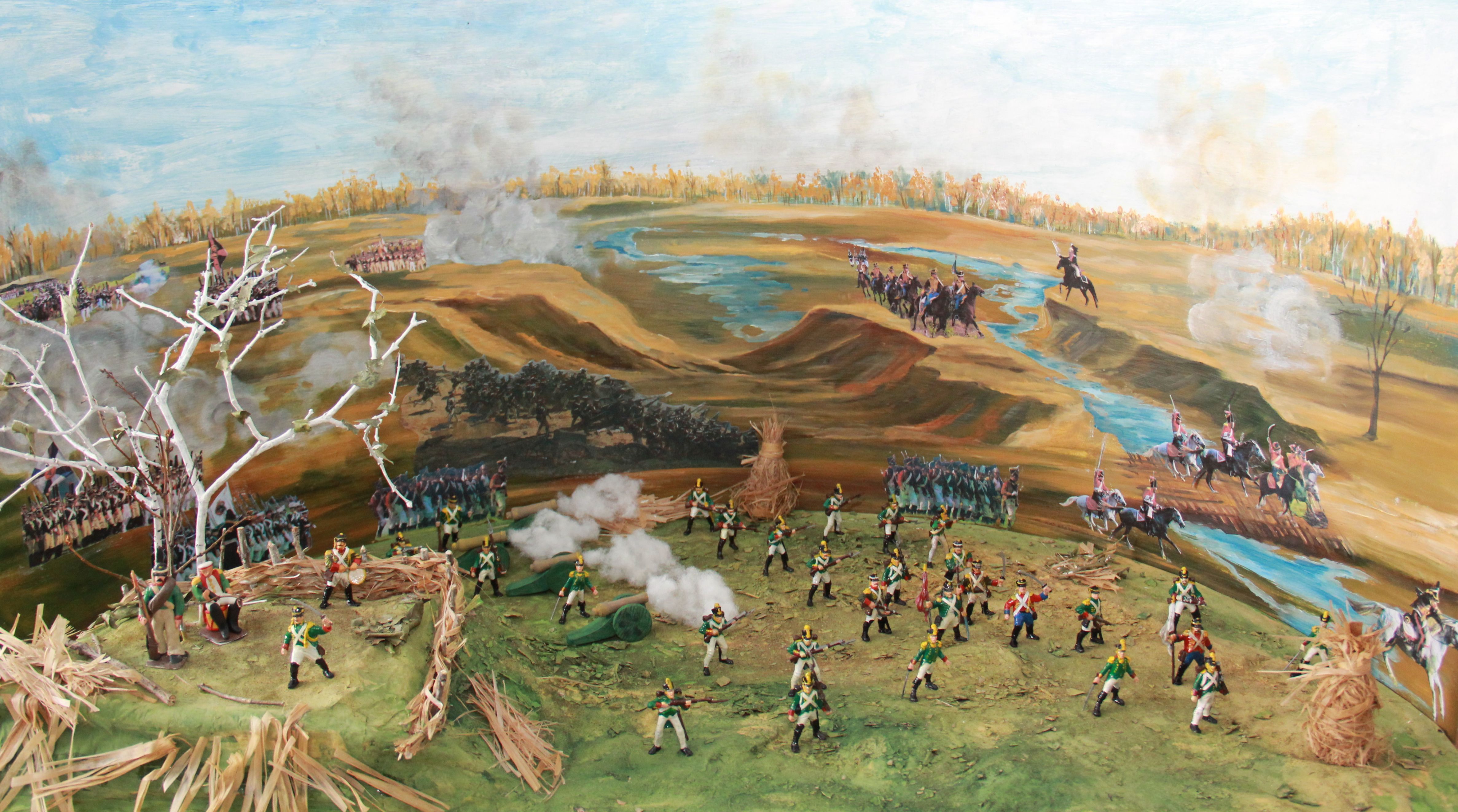 Диорама Бородинского сражения 1812