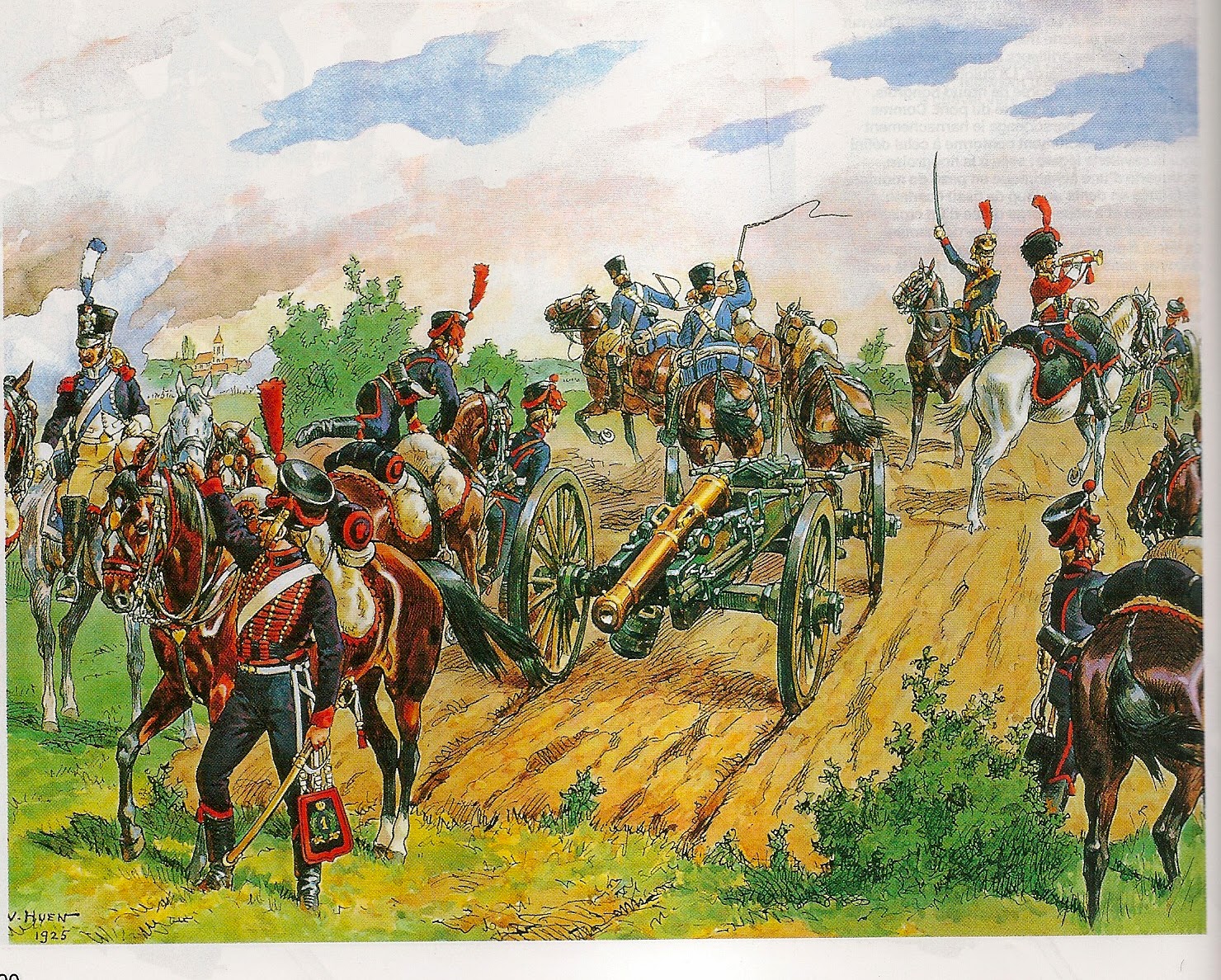 Гвардейская артиллерия Наполеона 1812г.