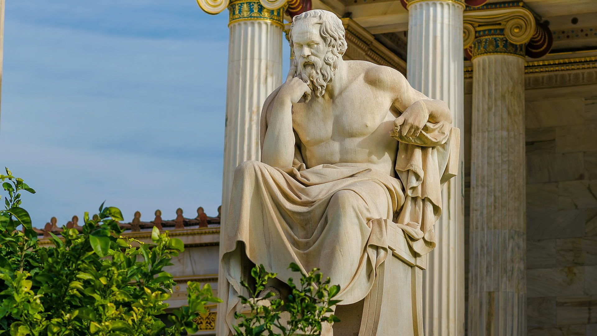 Древнегреческая философия колонны