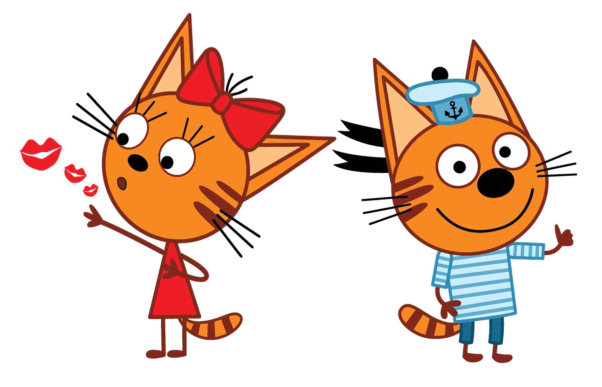 Три кота мультфильм персонажи фото и имена
