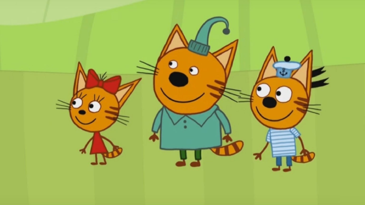 Три кота мультсериал без остановки