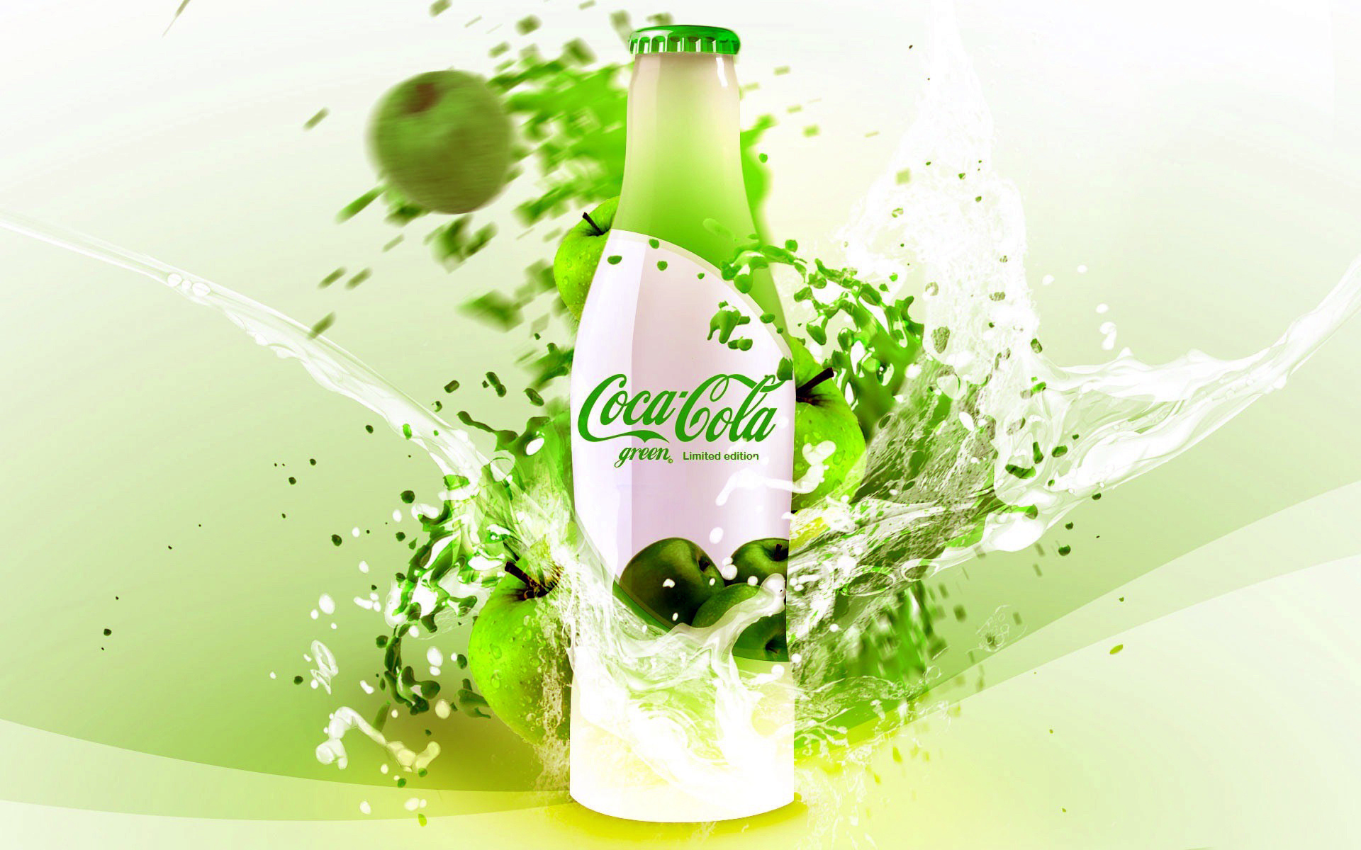 Лимонад в зеленой бутылке