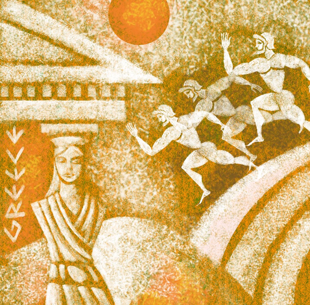 Олимпийские игры в древности фон