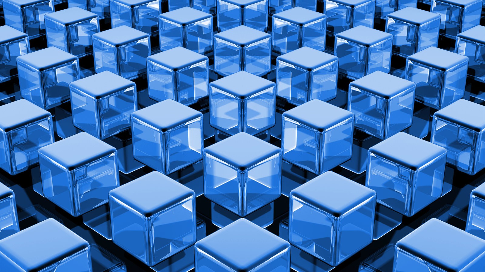 Синий кубик