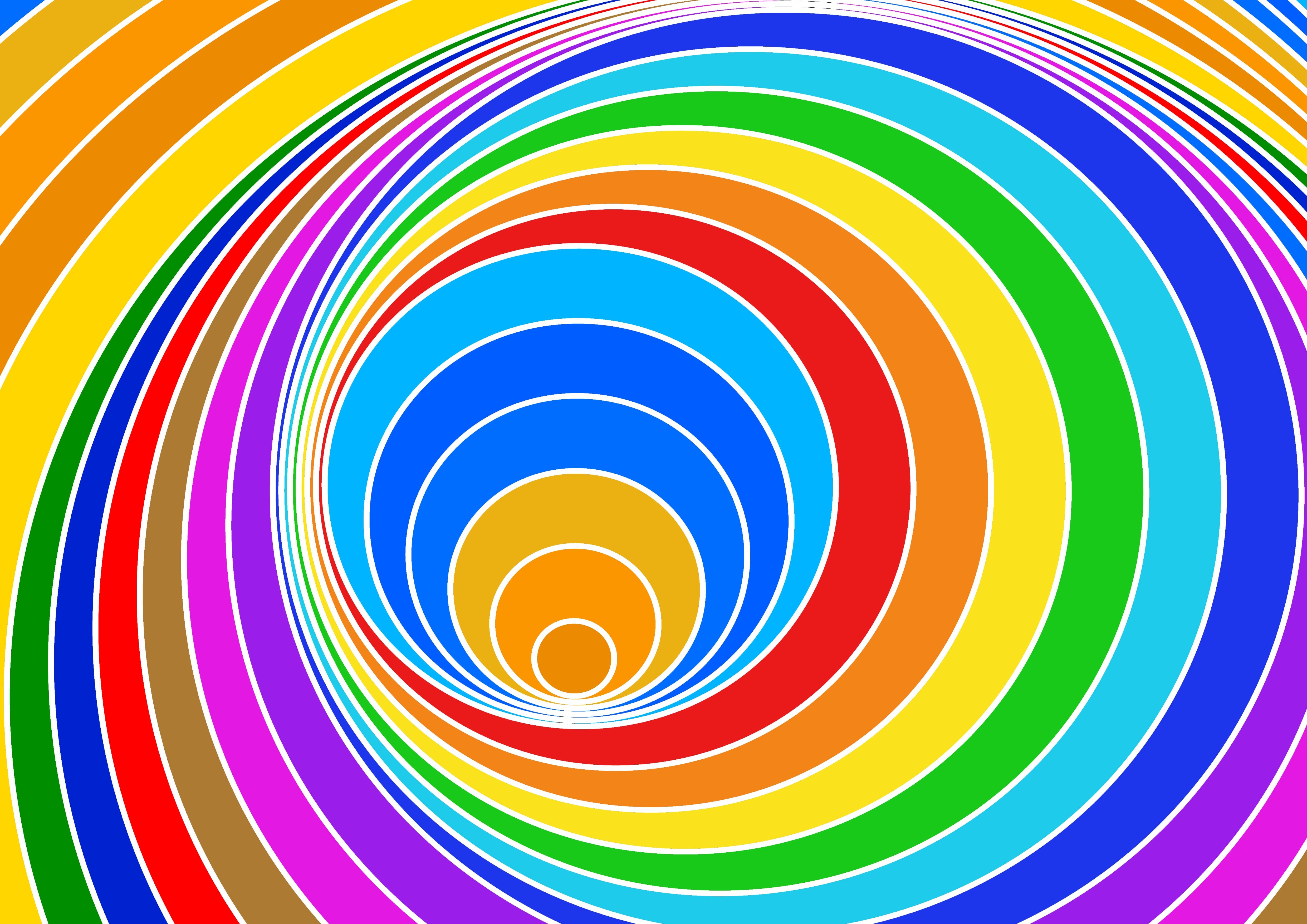 Разноцветная спираль
