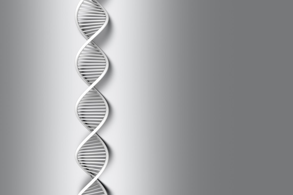 Спираль ДНК на Светлом фоне