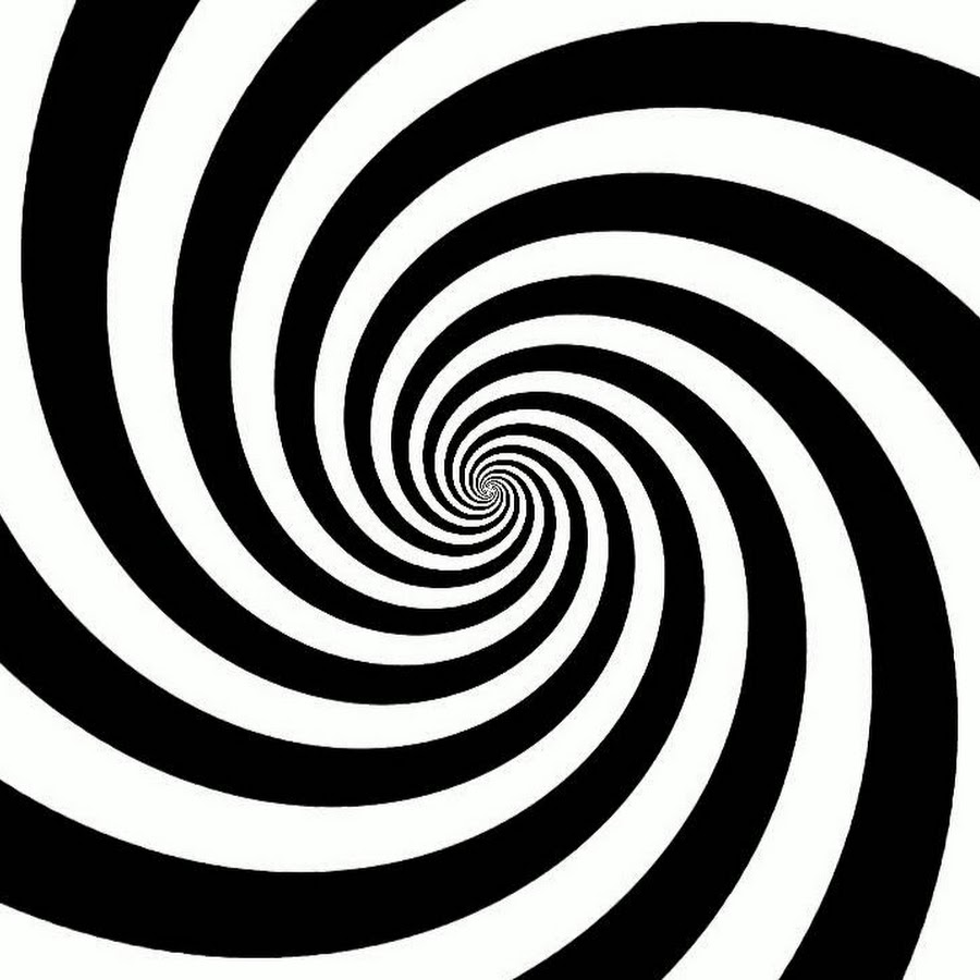 Оптическая иллюзия спираль