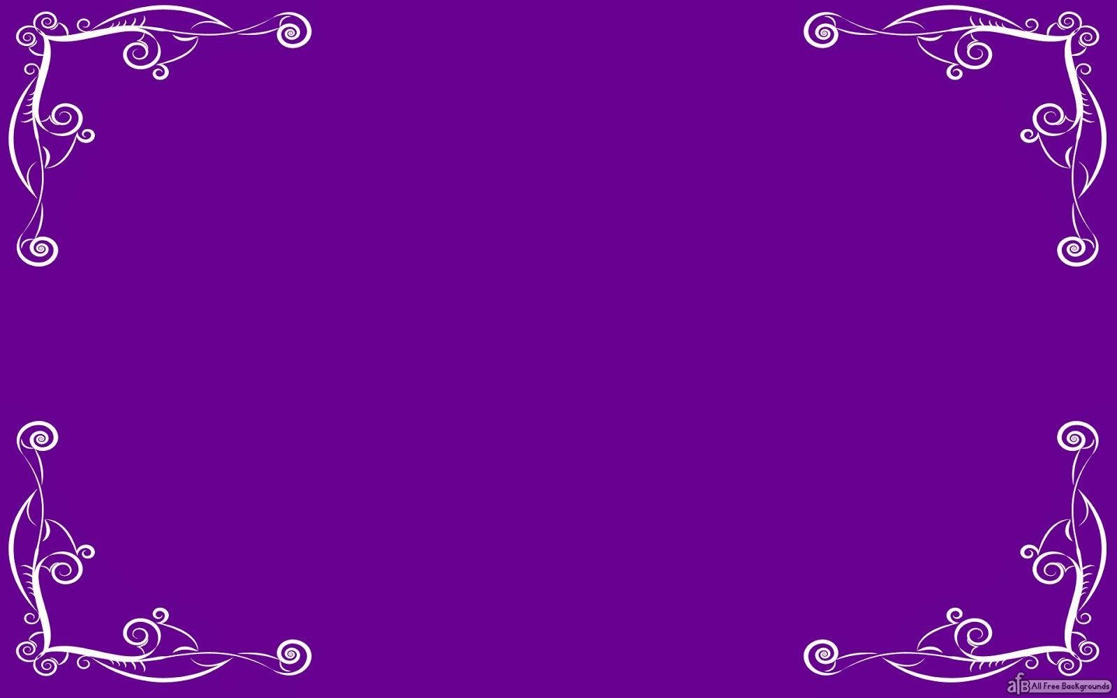 Рамка для презентации фиолетовая