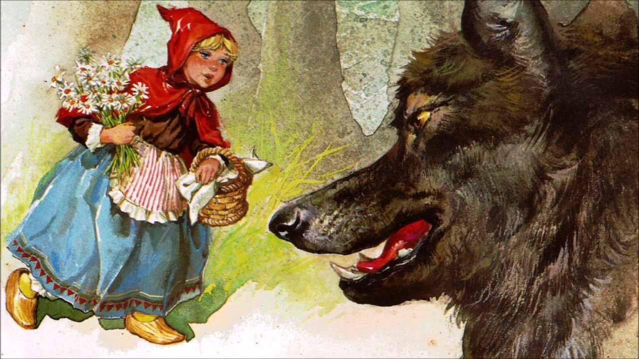 Красная шапочка и волк сказка
