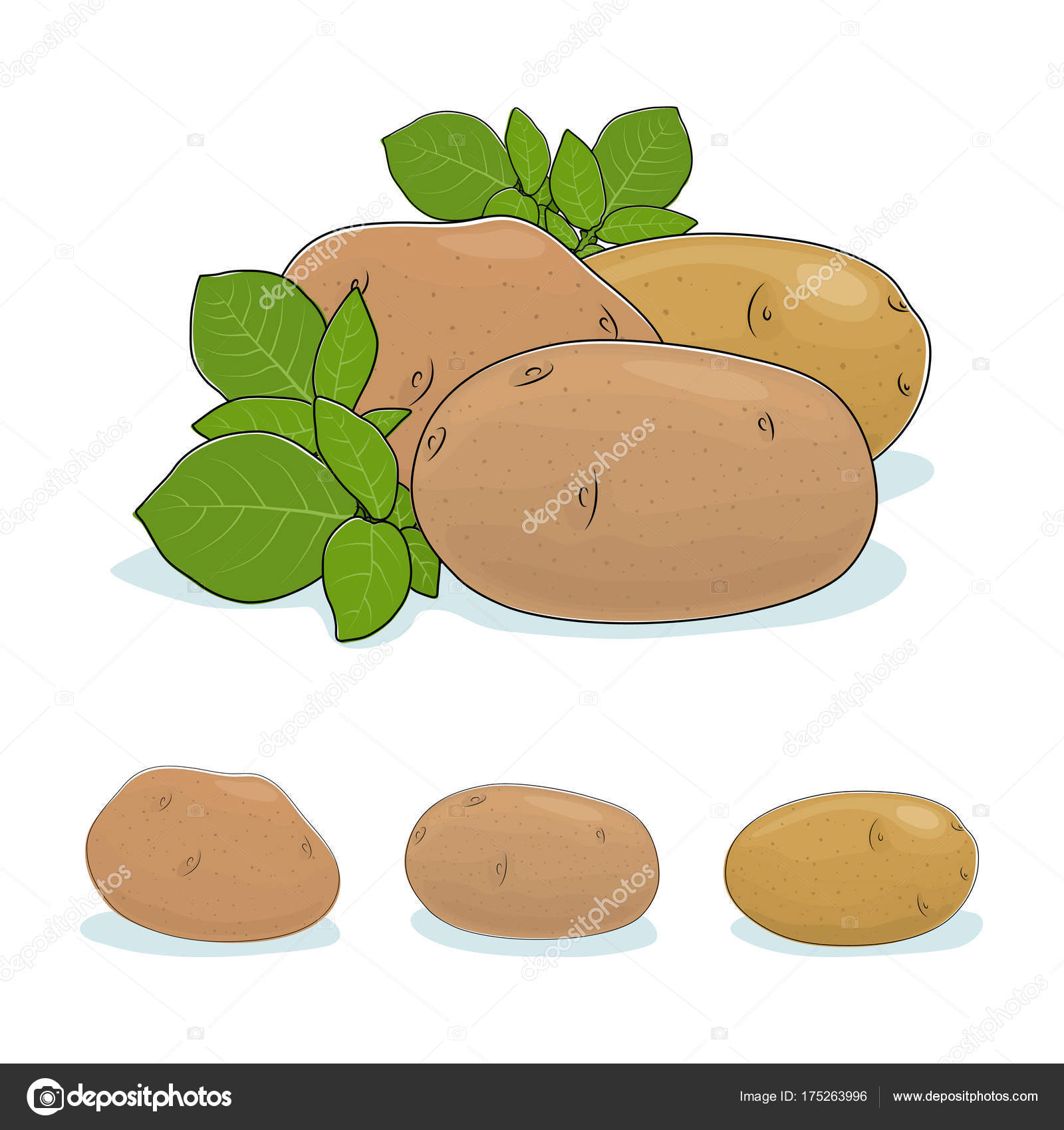 Маска картофель для детей