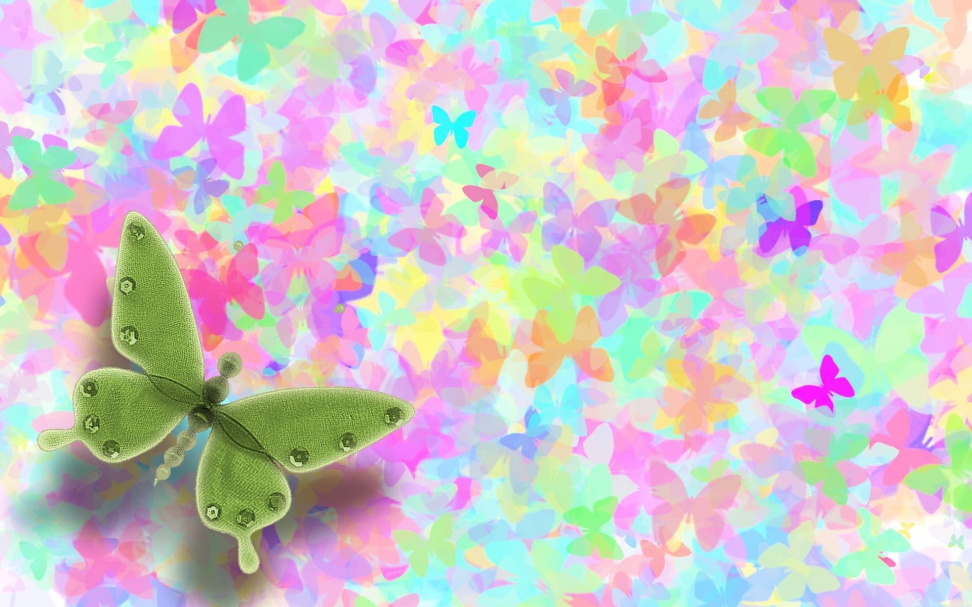 Розовый сиреневый зеленый. Фон бабочки. Красивый фон с бабочками. Разноцветные бабочки. Фон для презентации бабочки.