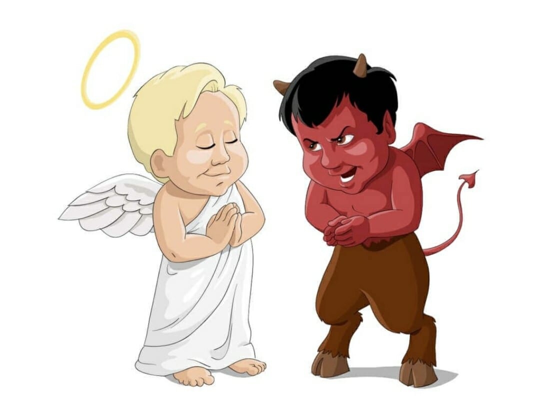 Добро и зло ангел и демон