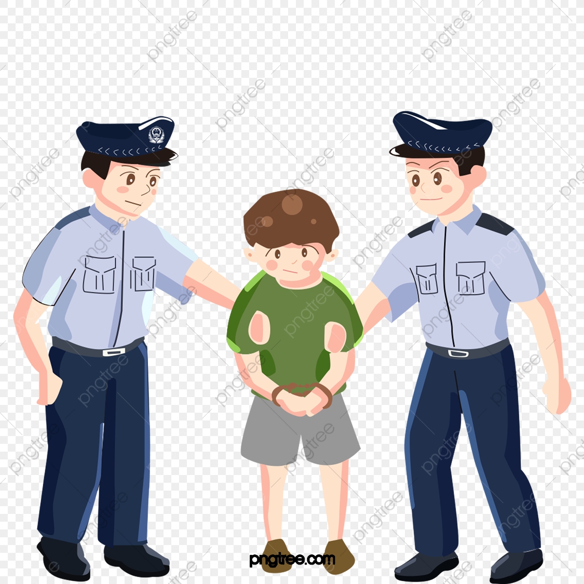 Полиция и дети мультяшные