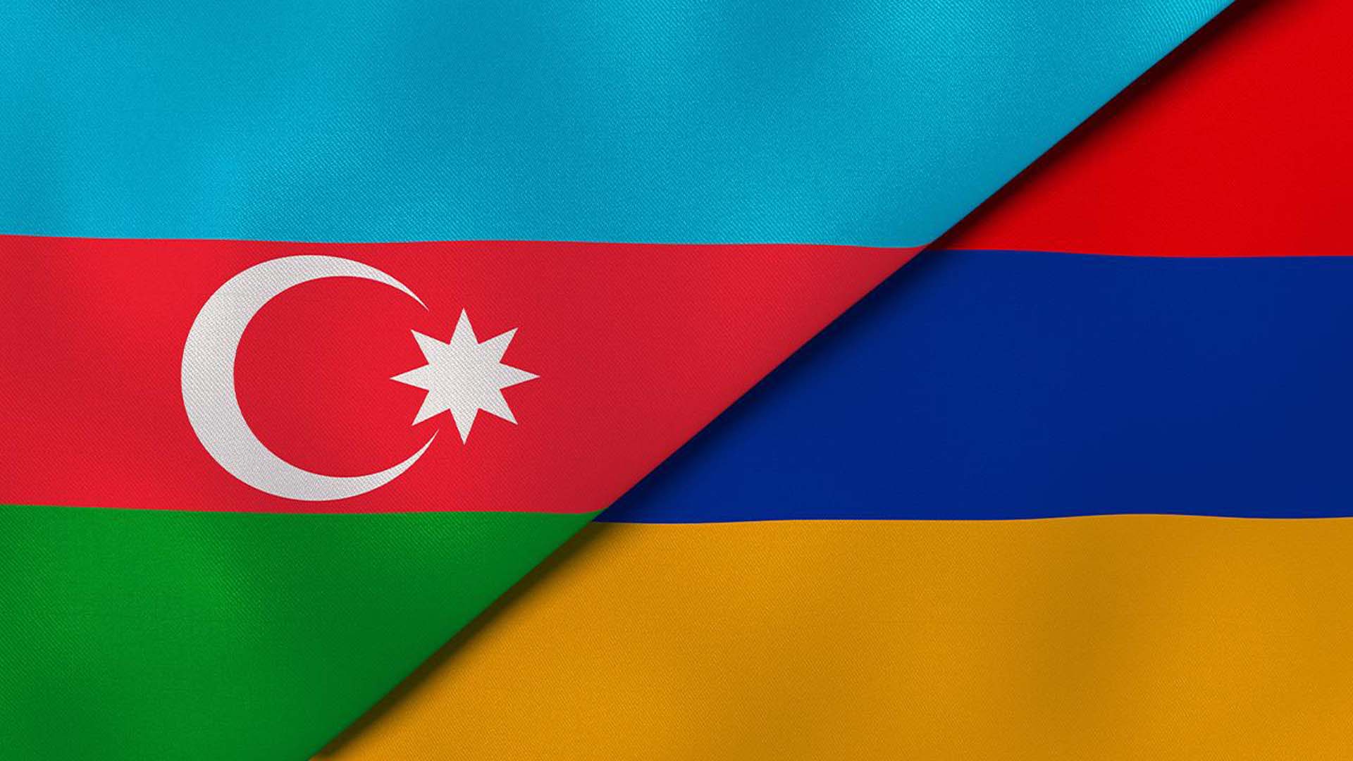 Флаг Армении и Азербайджана вместе