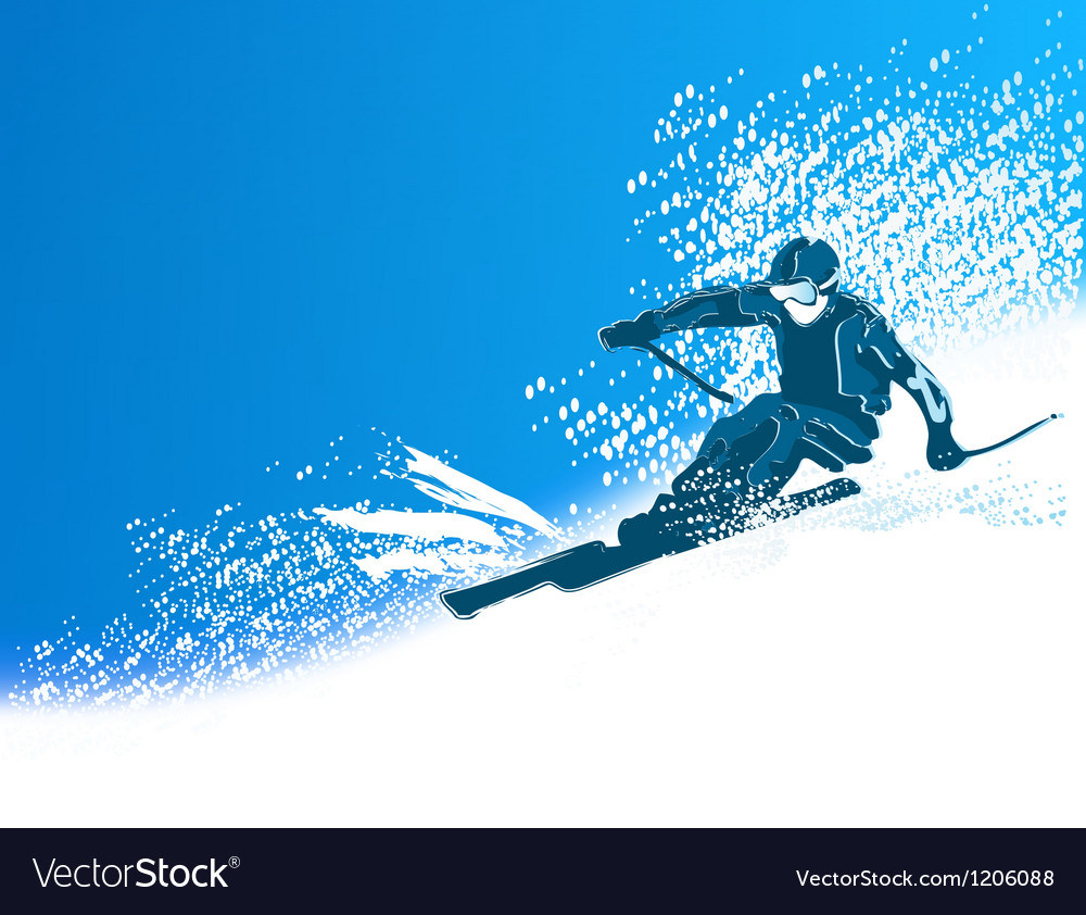 Ice skis. Горнолыжный спорт вектор. Горные лыжи вектор. Лыжник вектор. Лыжник фон.