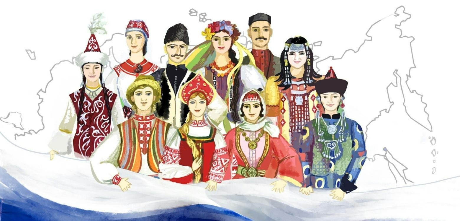 День единства народов дагестана рисунок