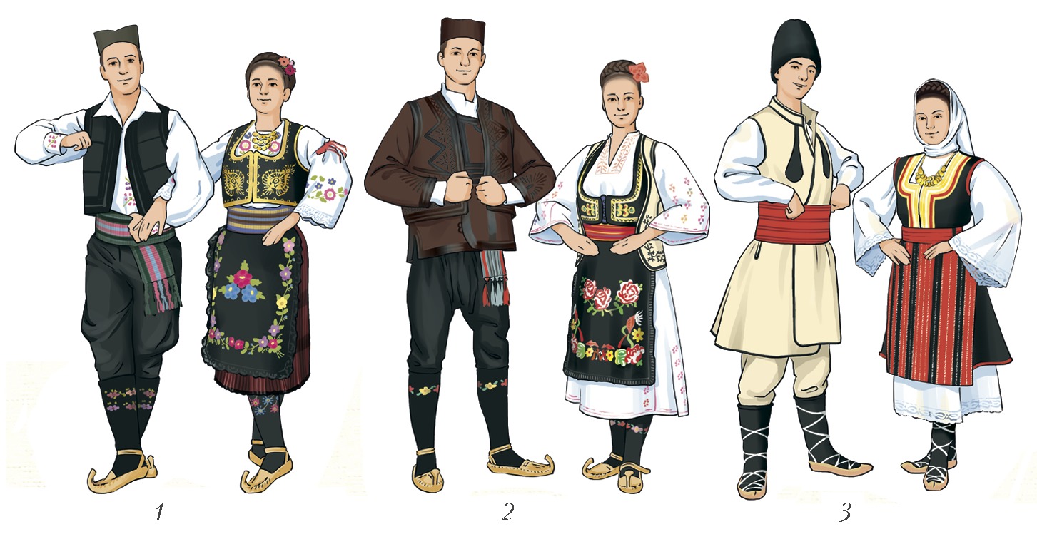 Народ сербы национальные костюмы