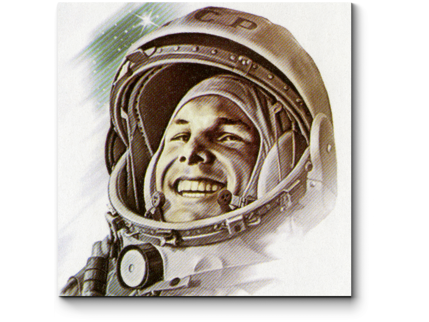 Эмблема ко дню космонавтики. Портрет Юрия Алексеевича Гагарина. Гагарин портрет в скафандре.