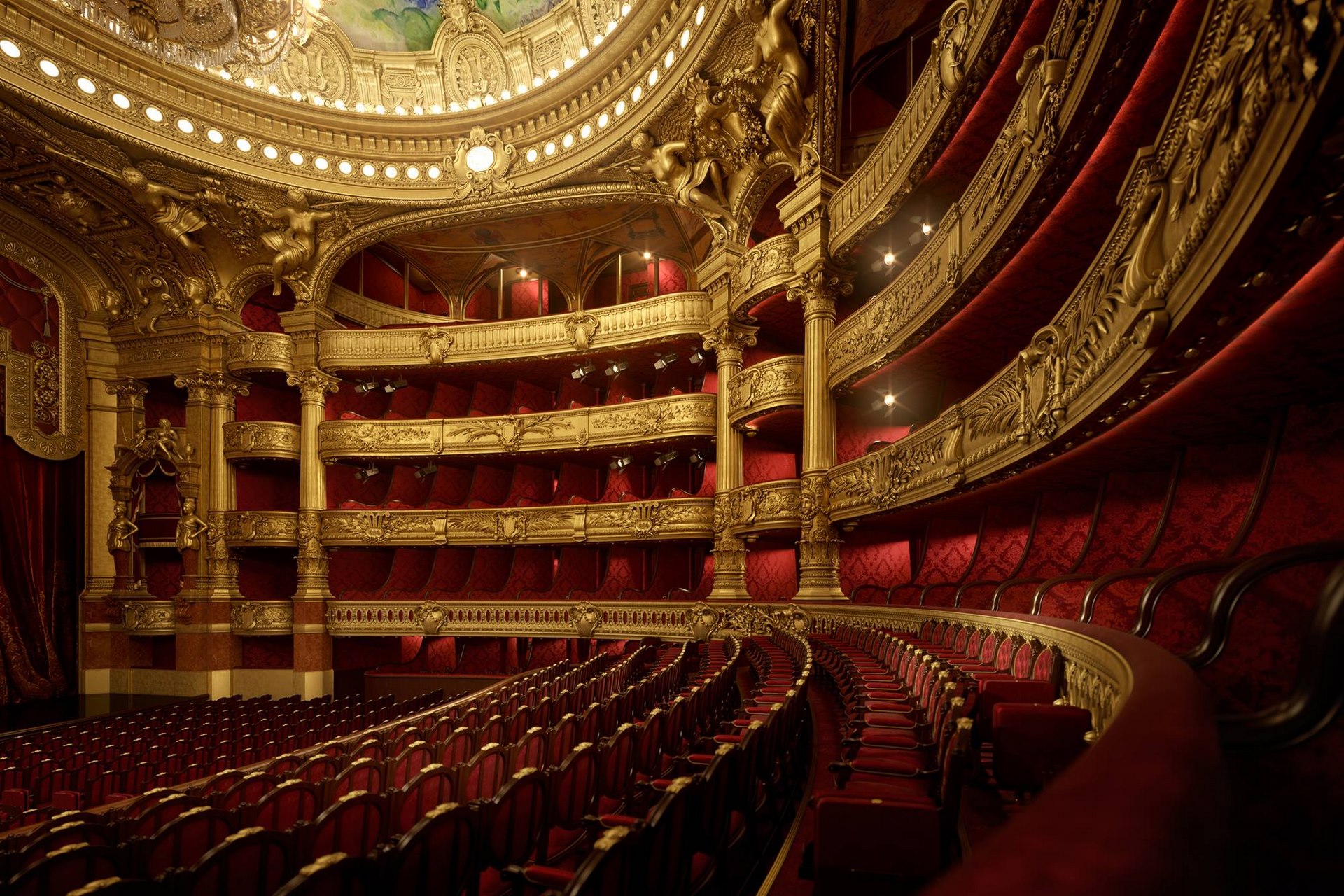 Опера Гарнье театральный зал