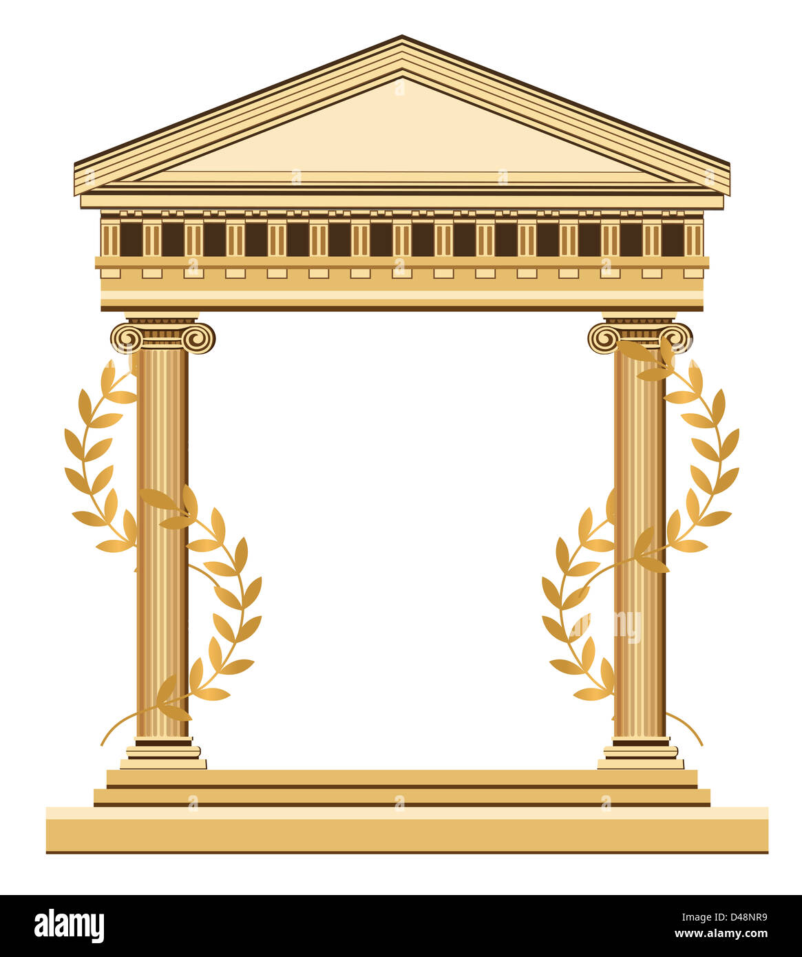 Рамка в стиле древней Греции