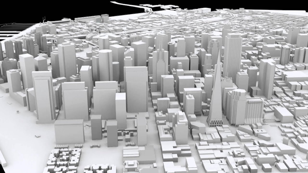 Трехмерная модель города