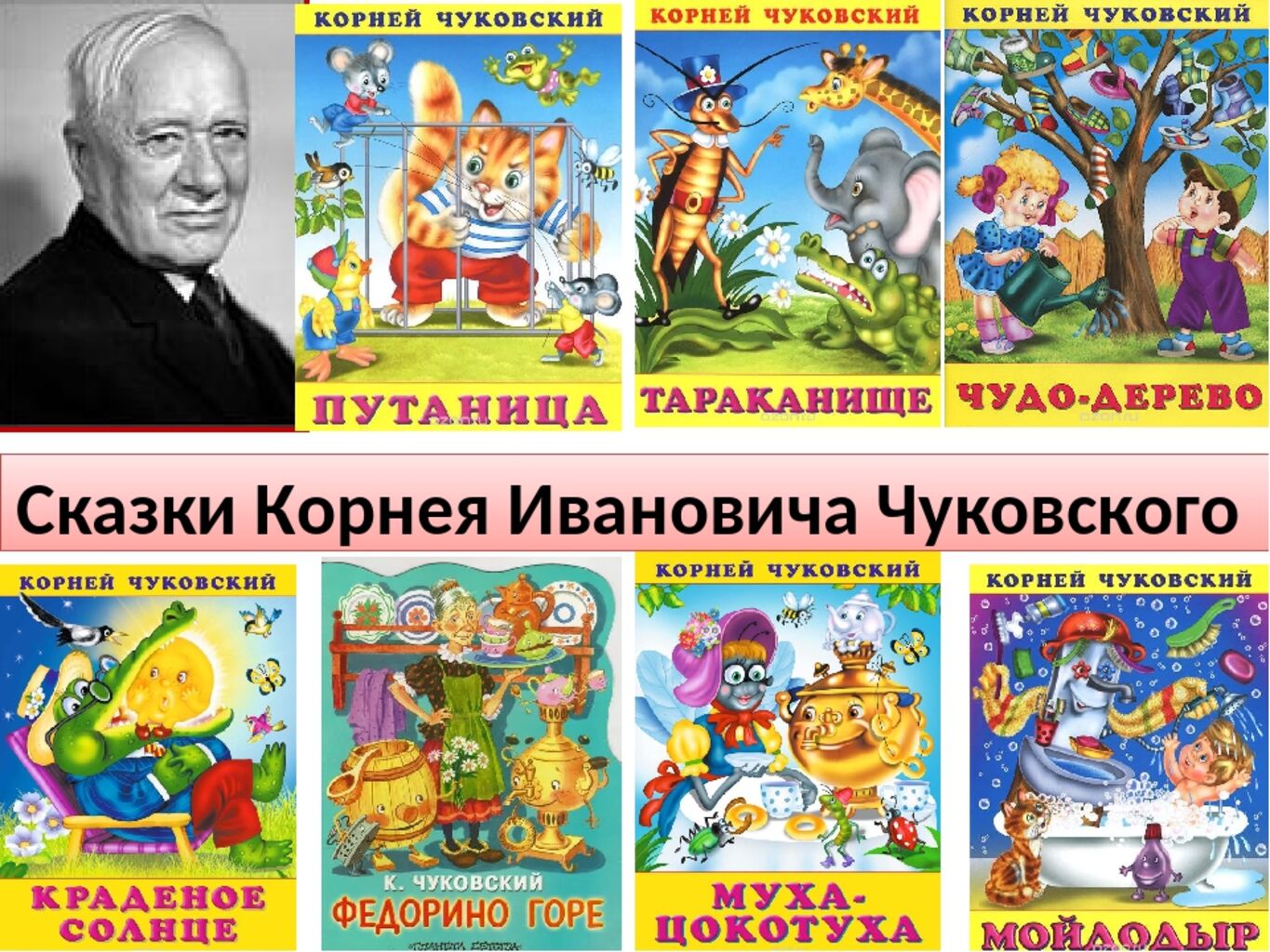 Корней Иванович Чуковский произведения для детей