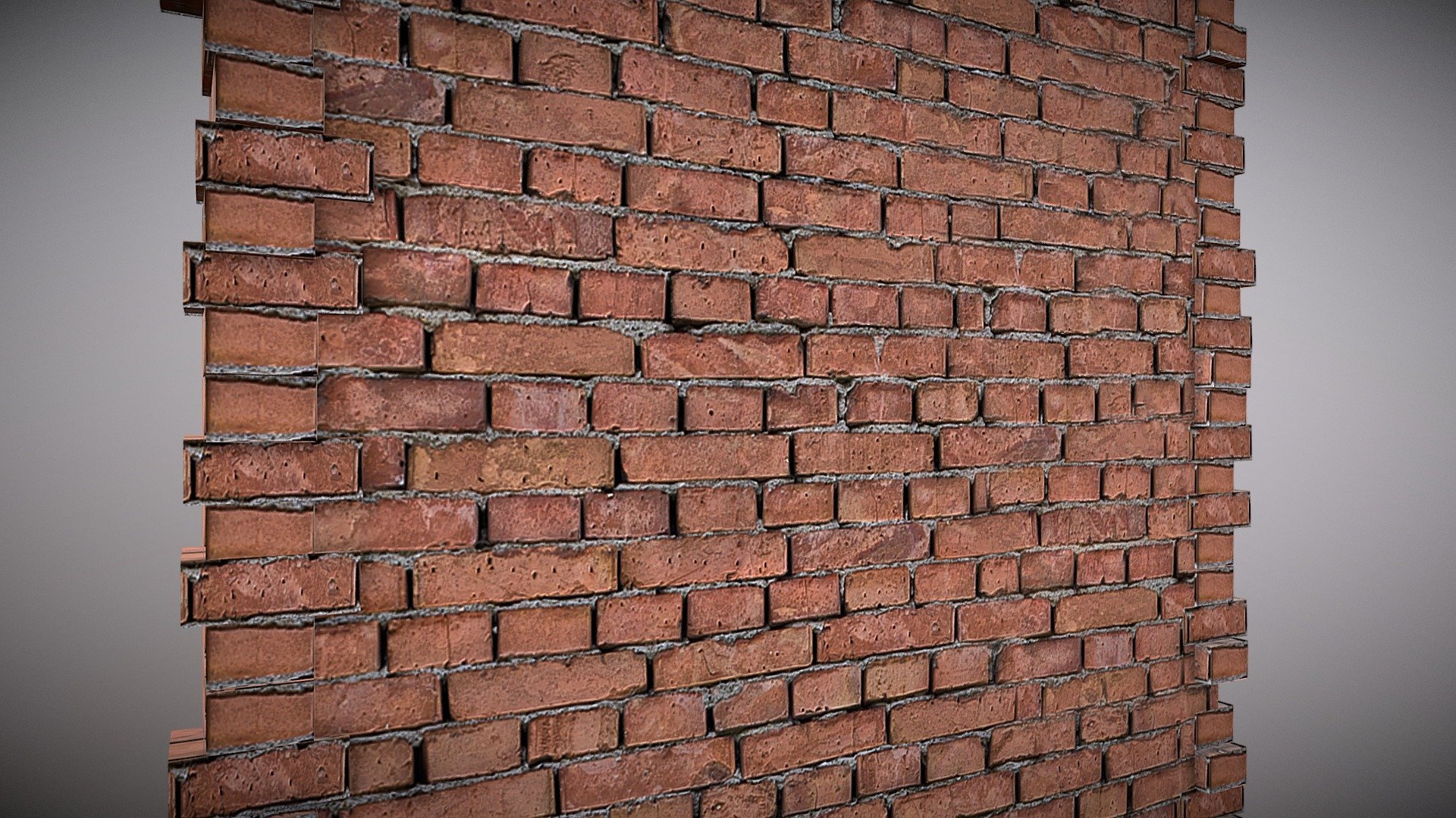 Стена из кирпича