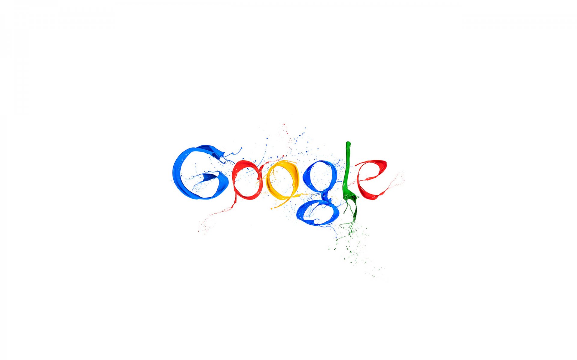Гугл на белом фоне