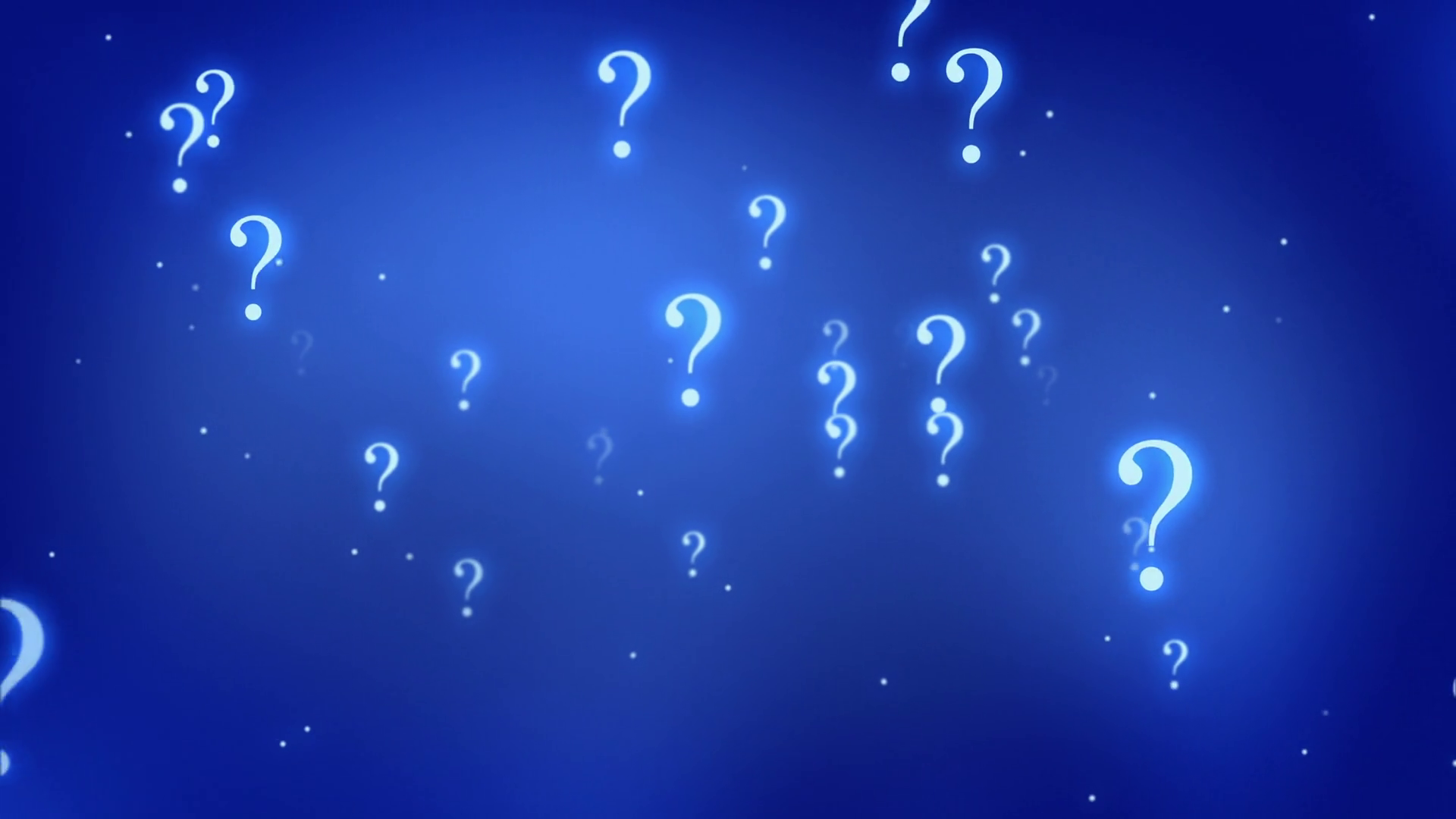 Question Mark Blue background