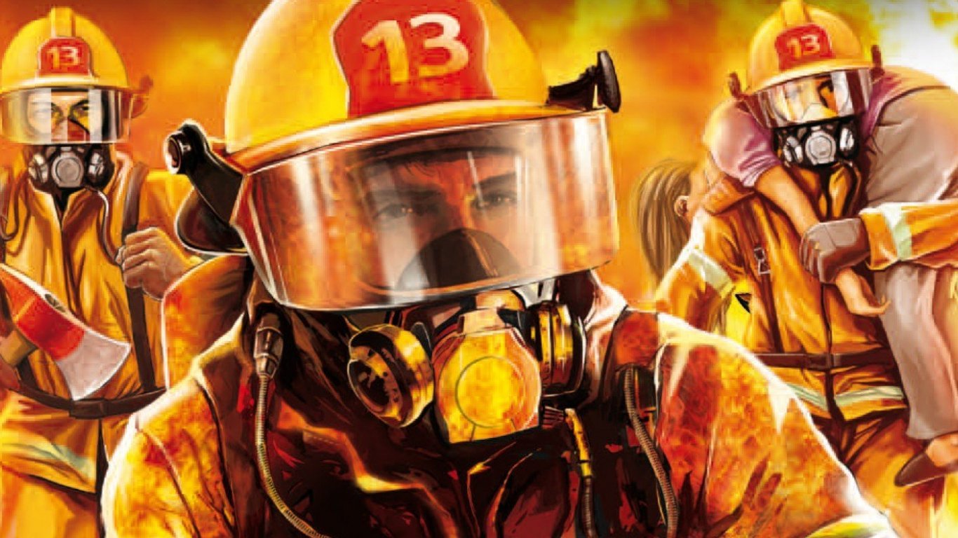 Пожарный герой