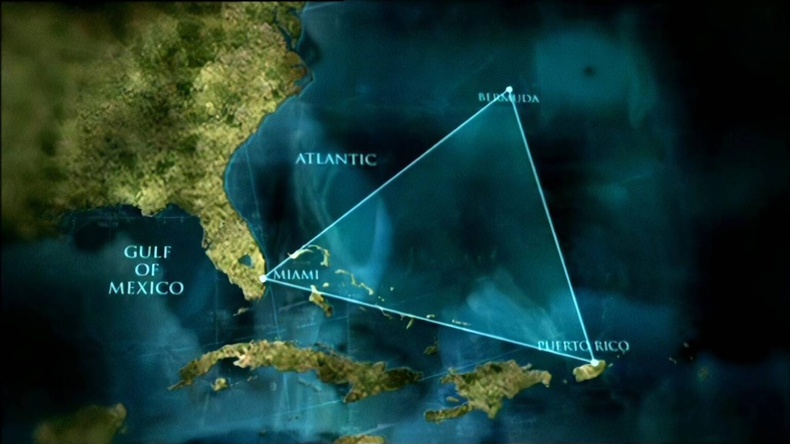 Атлантический океан Бермудский треугольник