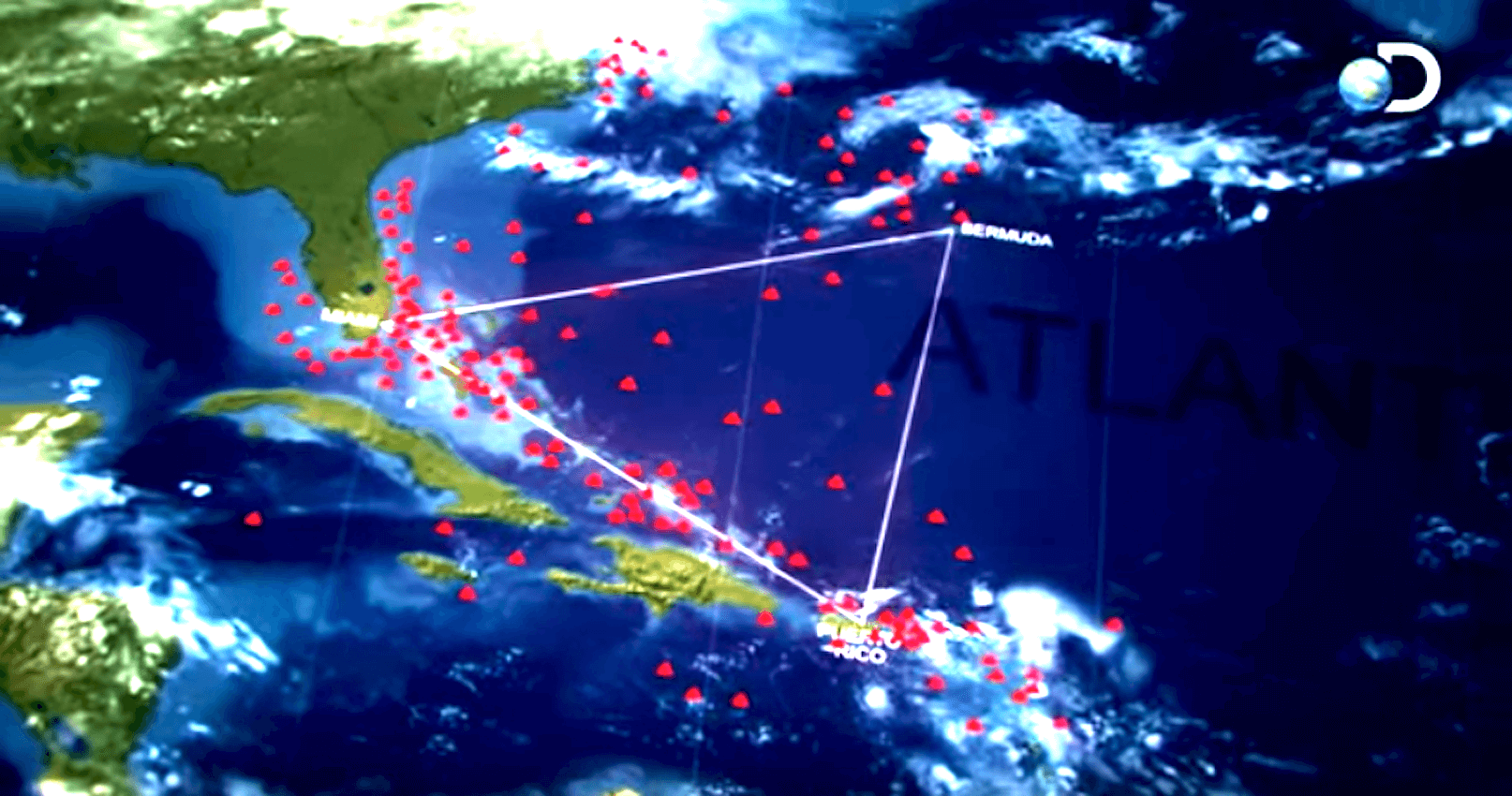 Магнитные аномалии в Бермудском треугольнике