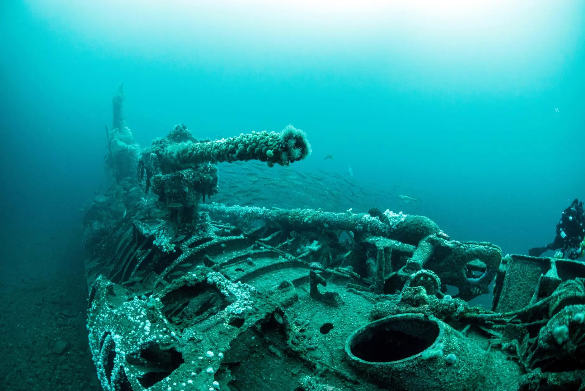 Затонувший корабль на Кипре Зенобия