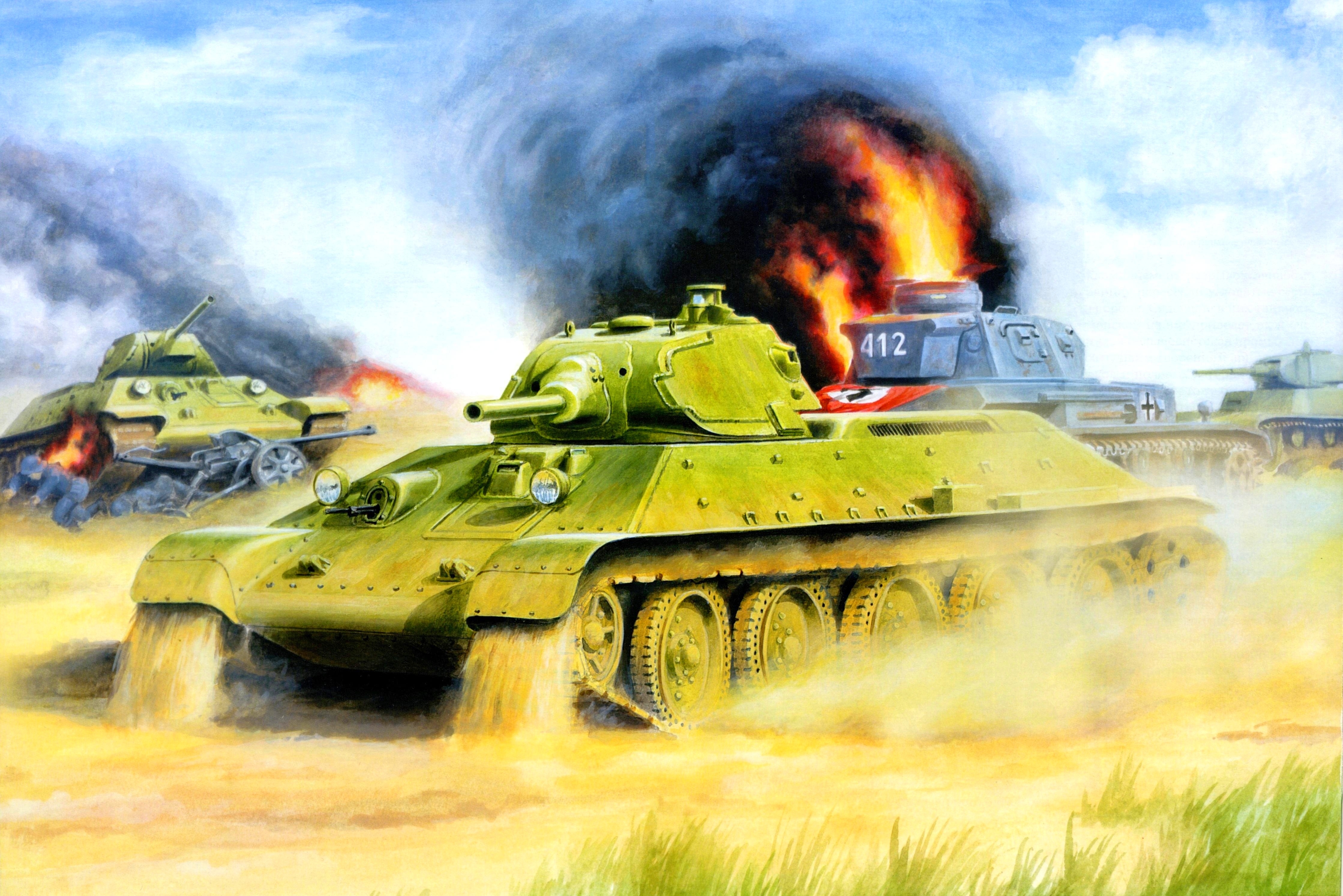 Танк т-34 в Великой Отечественной