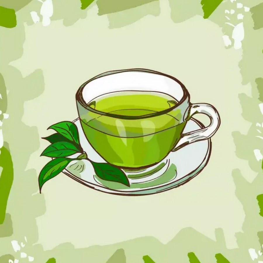 Зеленый чай арт