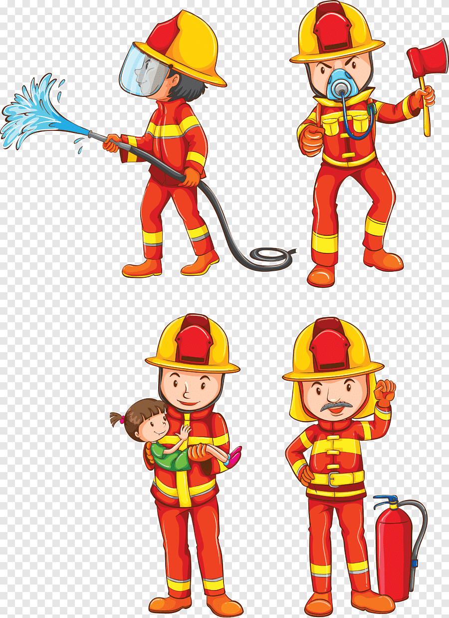 Фигура пожарного для детей