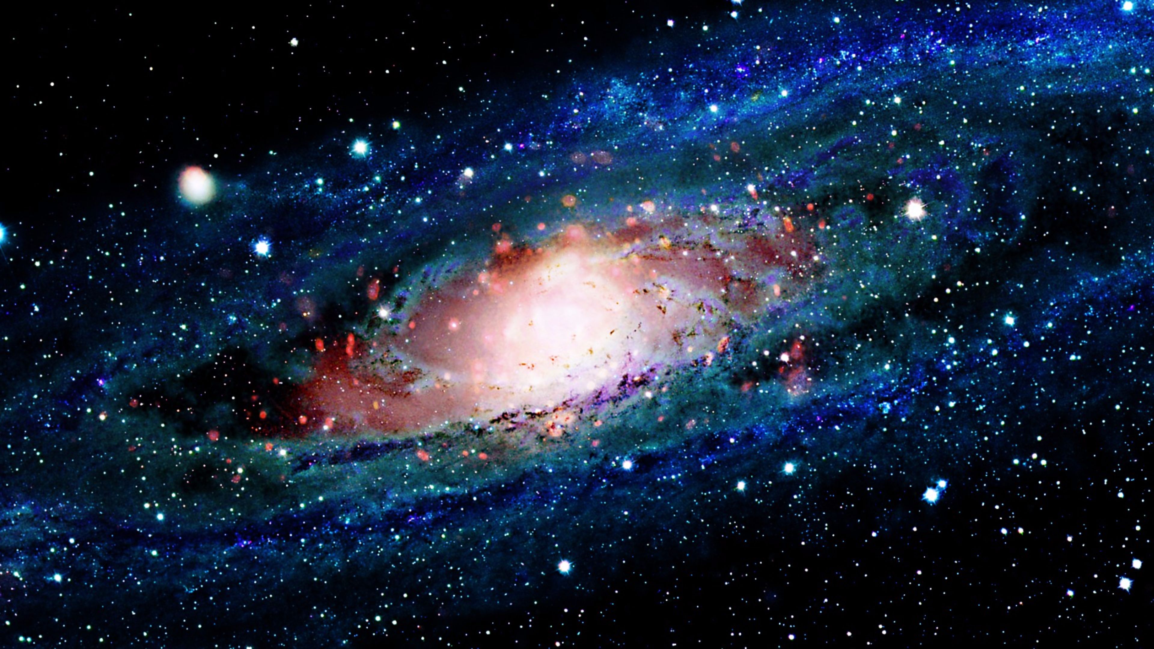 Космос 4 класс видео. Туманность Андромеды Хаббл. Космос Галактика Млечный путь. Туманность Андромеды астрономия.