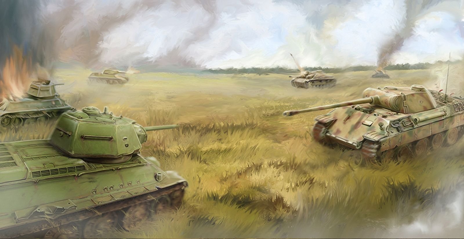 Танк тигр арт Курская битва