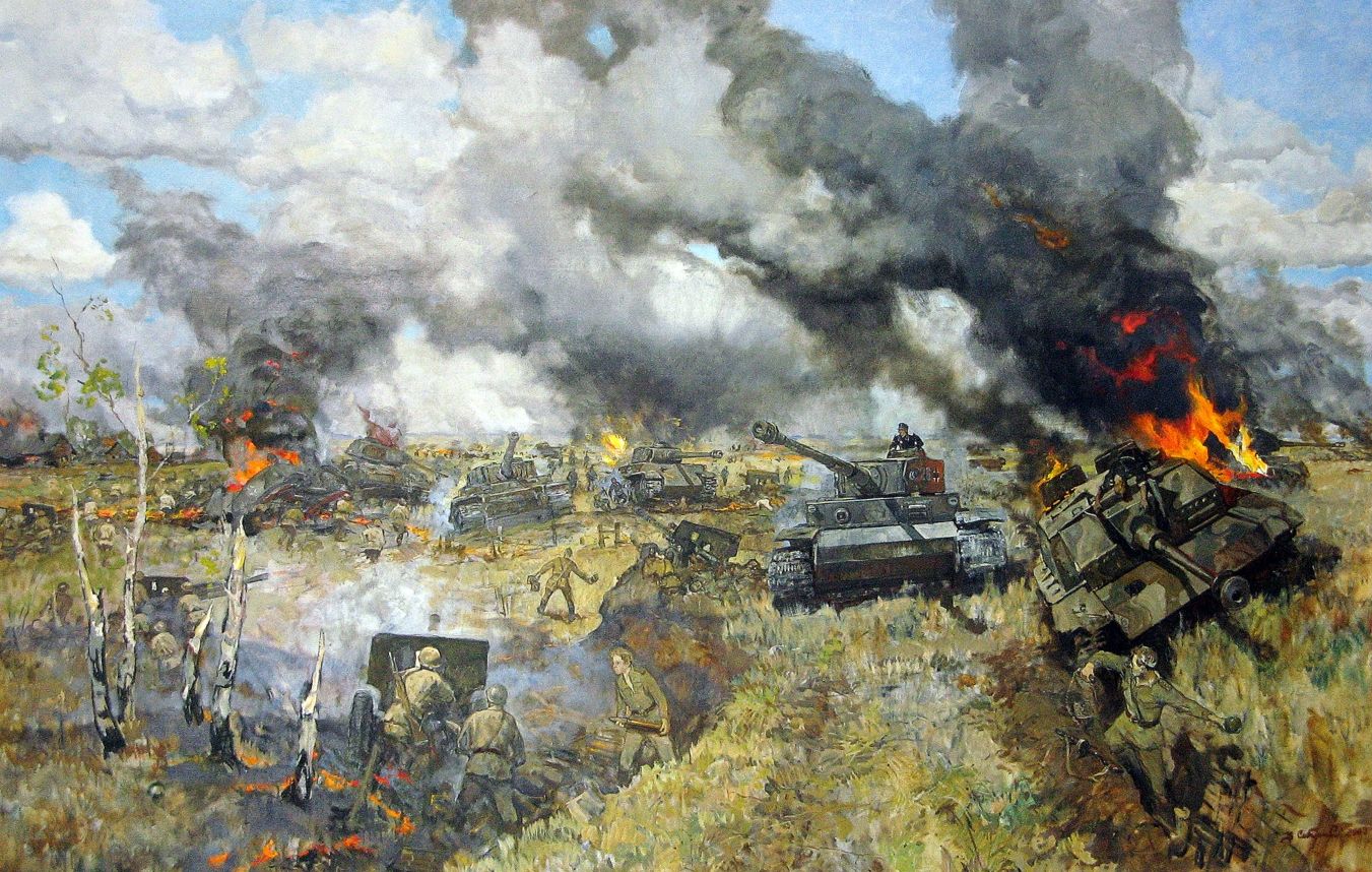 Картина Курская битва Присекин