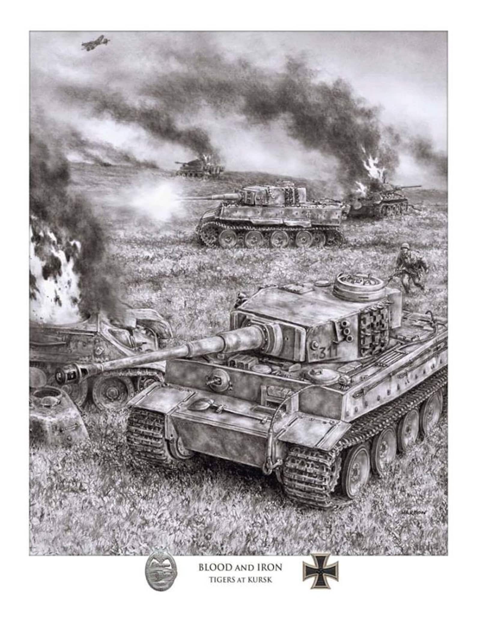 Танк тигр 1943 Курская битва
