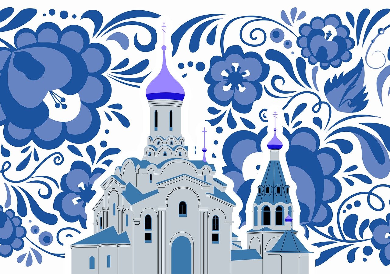 Стилизованное изображение церкви