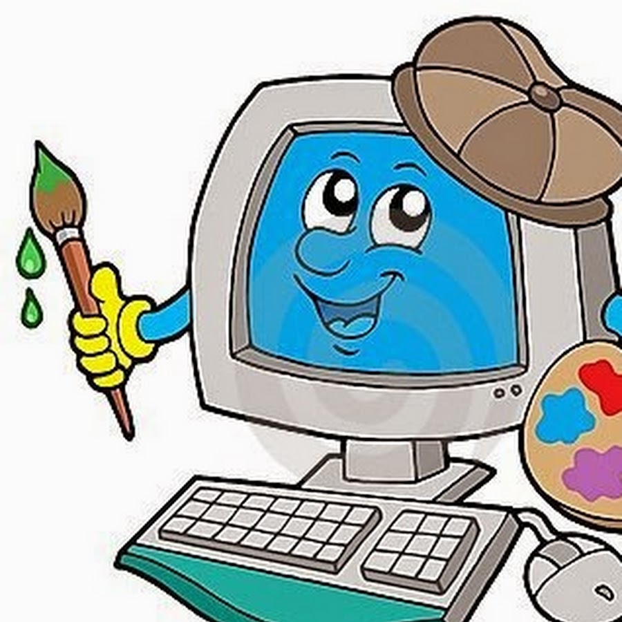 Компьютер и дети эмблема