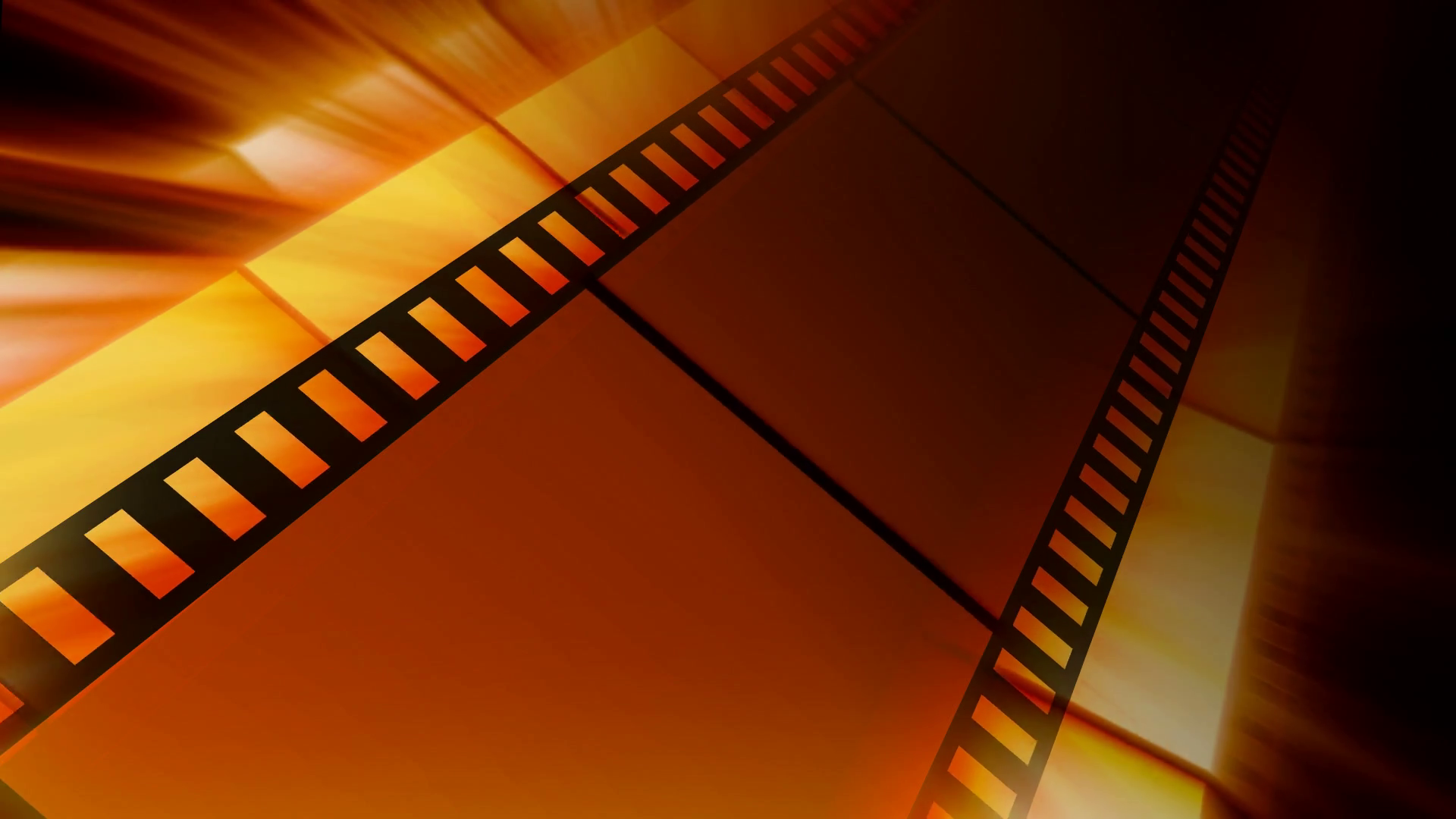 Оранжевый фон с кинопленкой