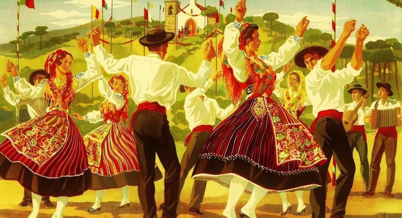 Картины 18 века Венгрия танцы Чардаш