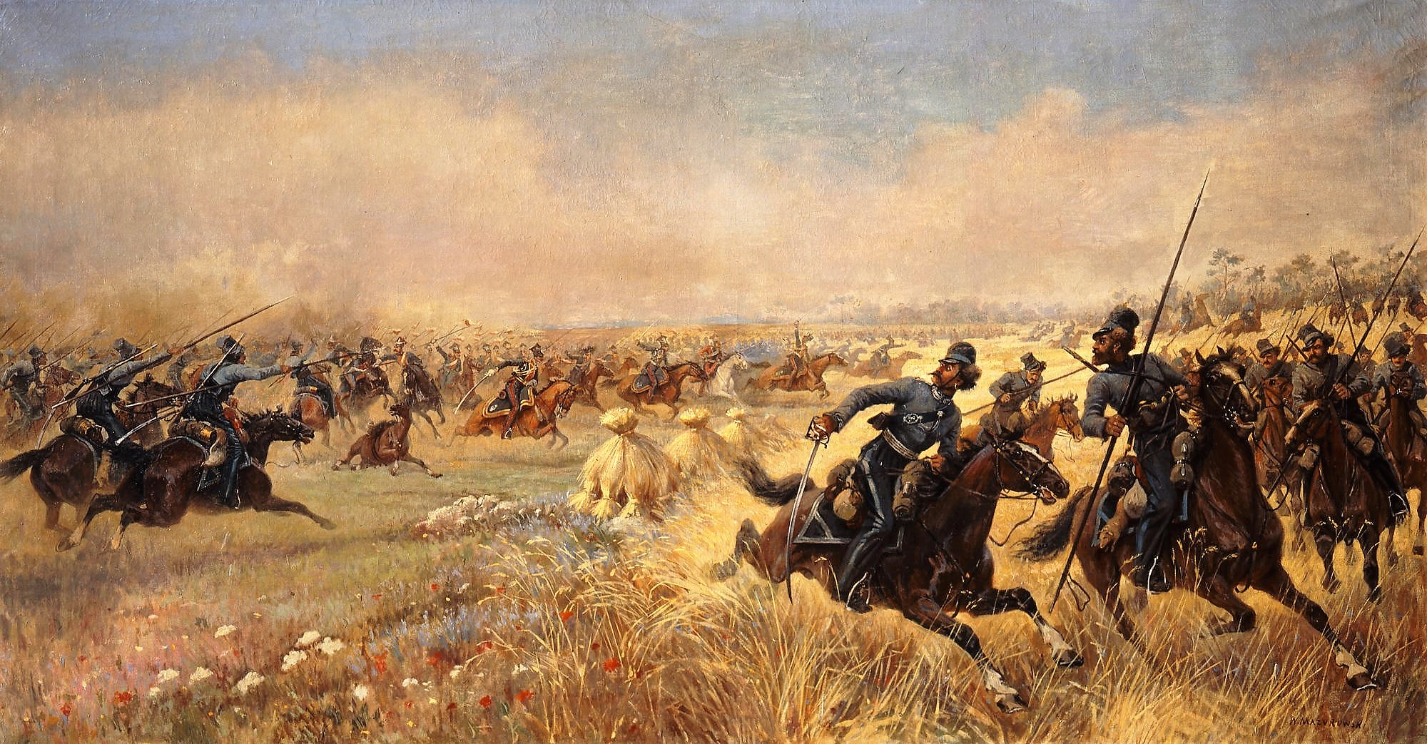 Дело Казаков Платова под миром 9 июля 1812 года (Мазуровский, 1912)
