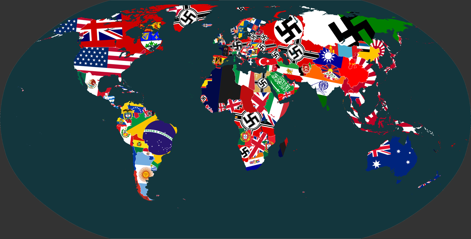 Флаги несуществующих стран