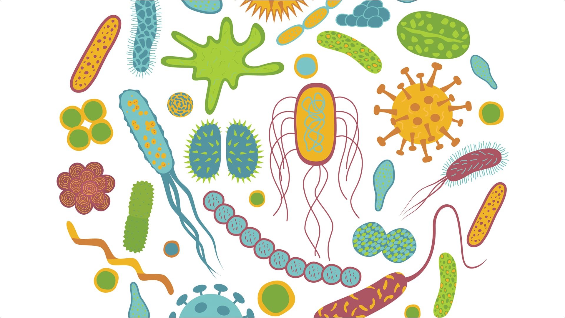 Рисование микробы