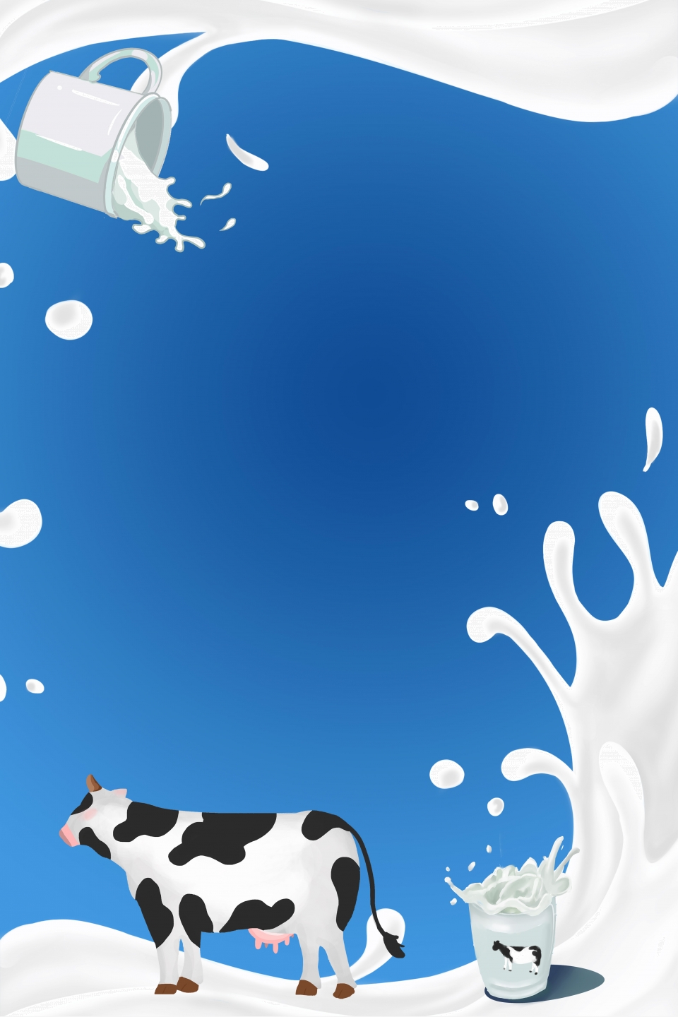 Баннер молочной продукции