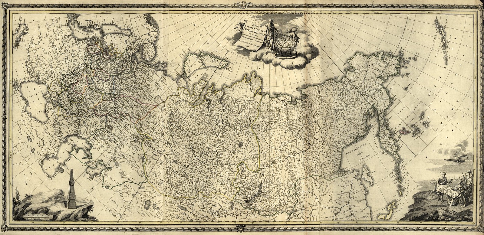 Карта Аляски 19 века