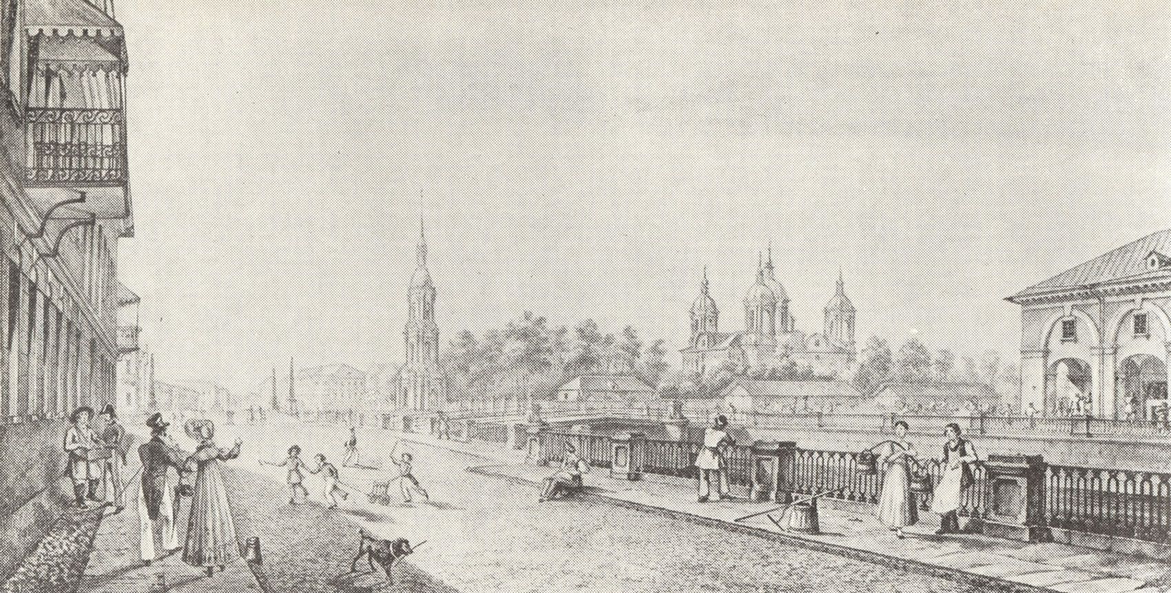 Никольский собор Санкт-Петербург в 18-19 века